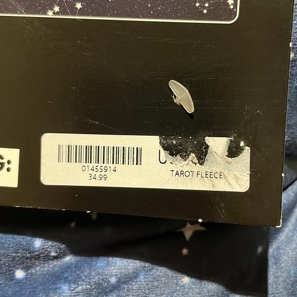 Spirit Tarot Fleece Throw 50x60 Blue NWT - Picture 4 of 5